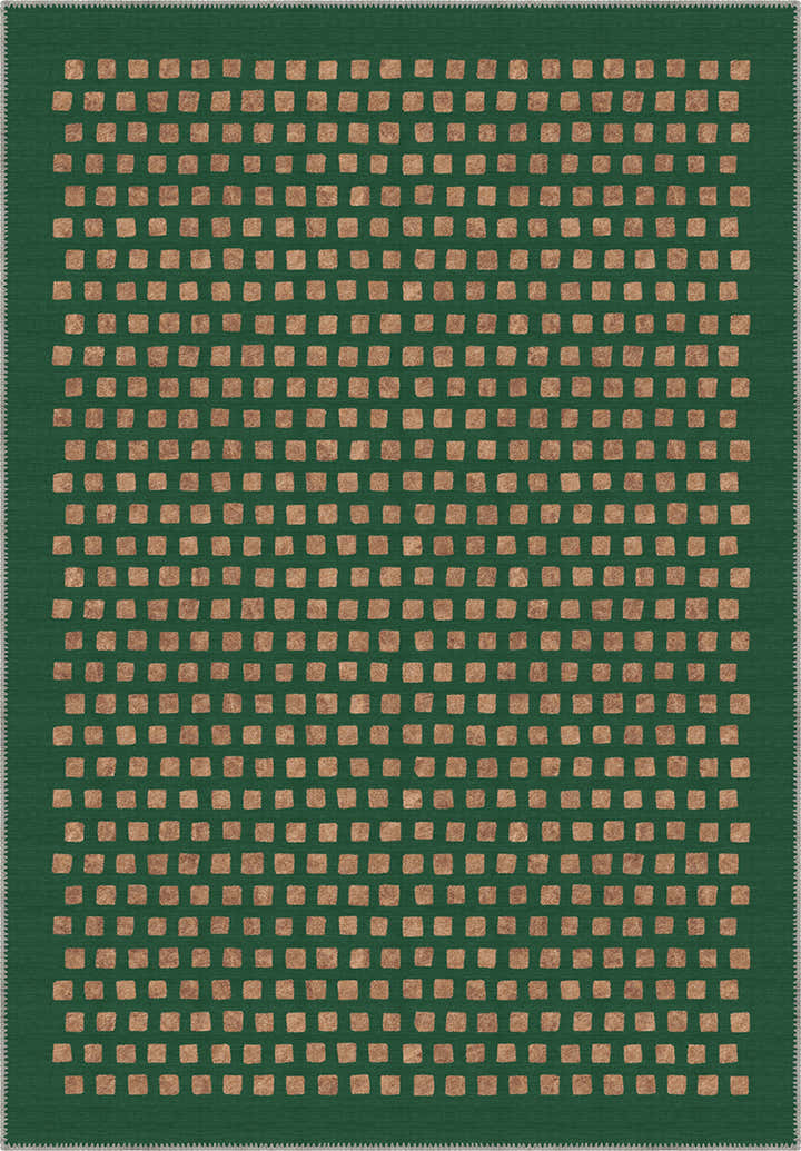 Thalia Geometric Deep Green Rug