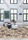 Liora Floral Beige Rug