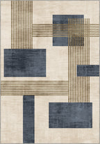 Morgana Beige Geometric Rug
