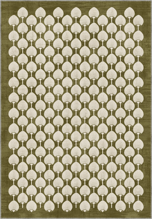 Solon Washable Green Rug