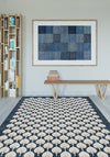 Solon Blue Modern Rug