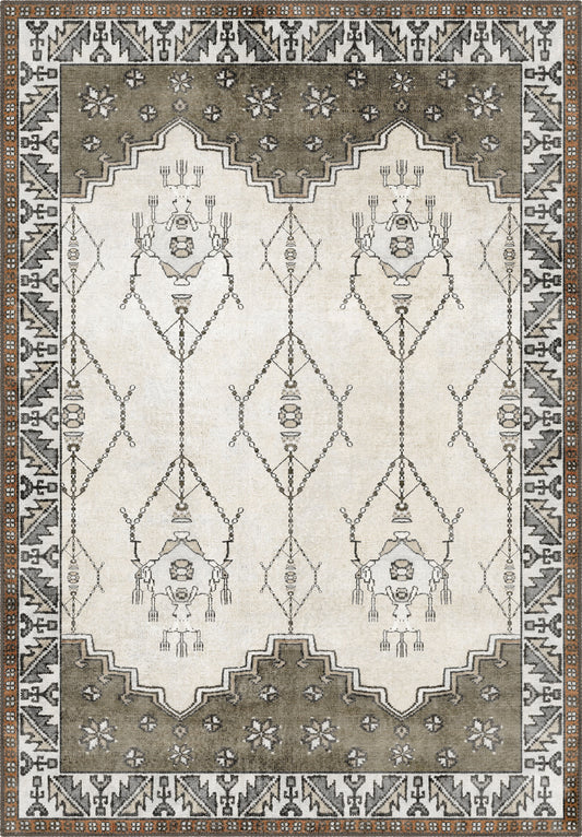 Keturah Brown Vintage Rug