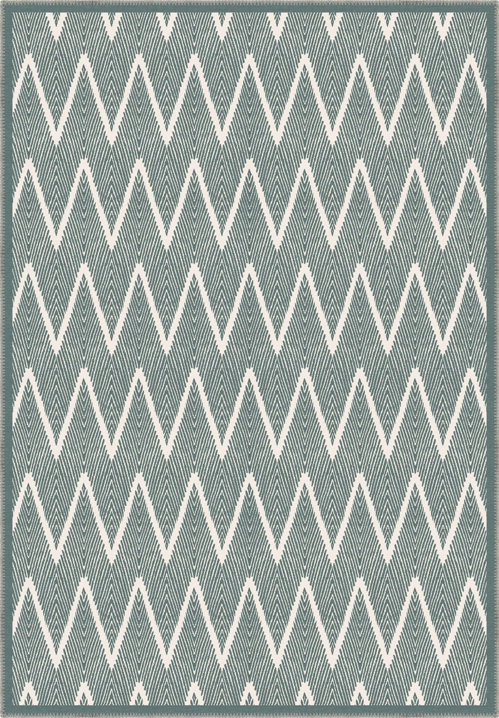 Siena Geometric Teal Rug
