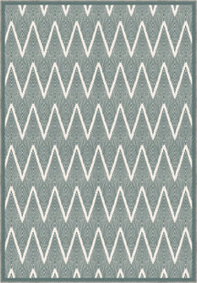Siena Geometric Teal Rug
