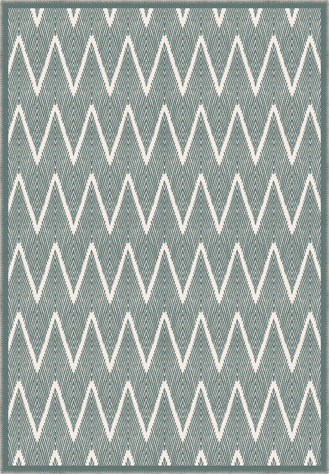 Siena Geometric Teal Rug