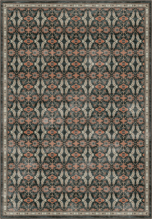 Faelan Multi-Coloured Vintage Rug