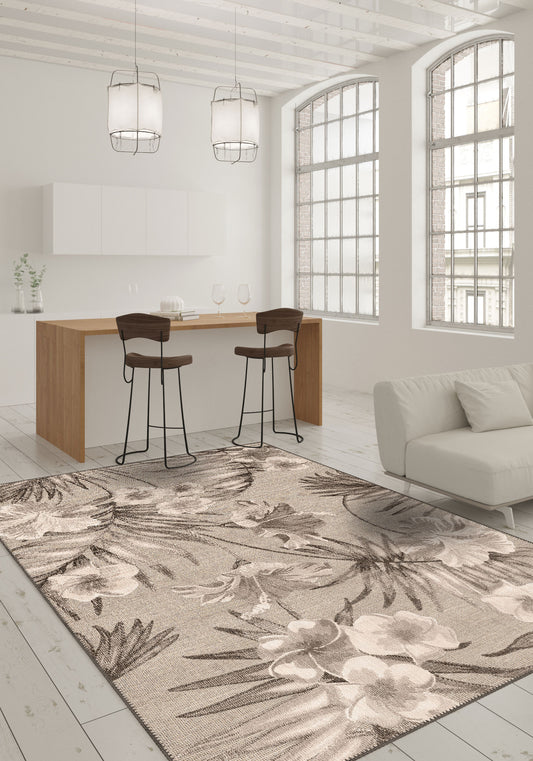 Mira Brown Natural Rug