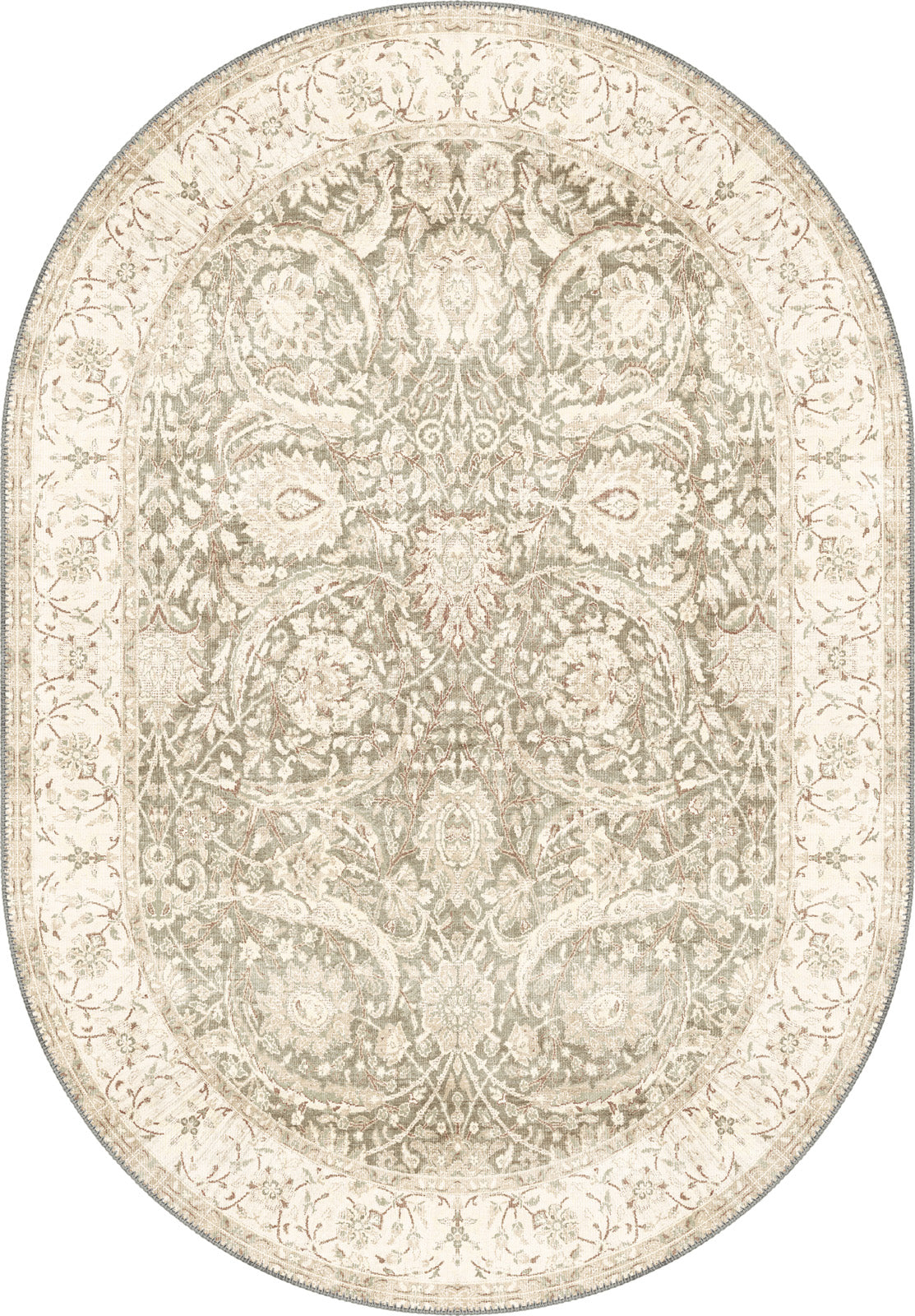 Leonie Beige Turkish Rug | Rugette