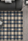 Odette Washable Plaid Rug