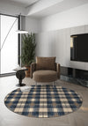 Odette Washable Plaid Rug