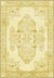 Adrian Yellow Oriental Washable Rug