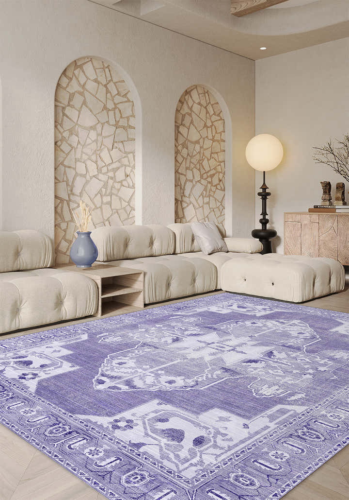 Adrian Purple Vintage Rug