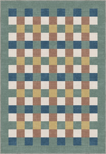 Liam Geometric Washable Rug