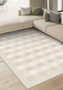 Liam Bordered Cream Rug