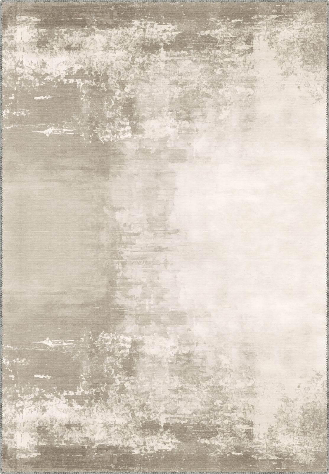 Neutral Abstract Rug Cream Gabriella Cream Abstract Washable Rug | Rugette