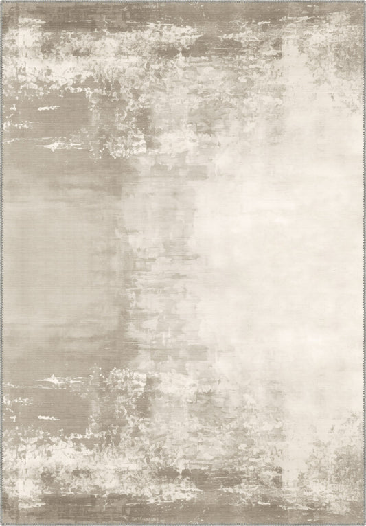 Special Product - Gabriella Cream Abstract Washable Rug