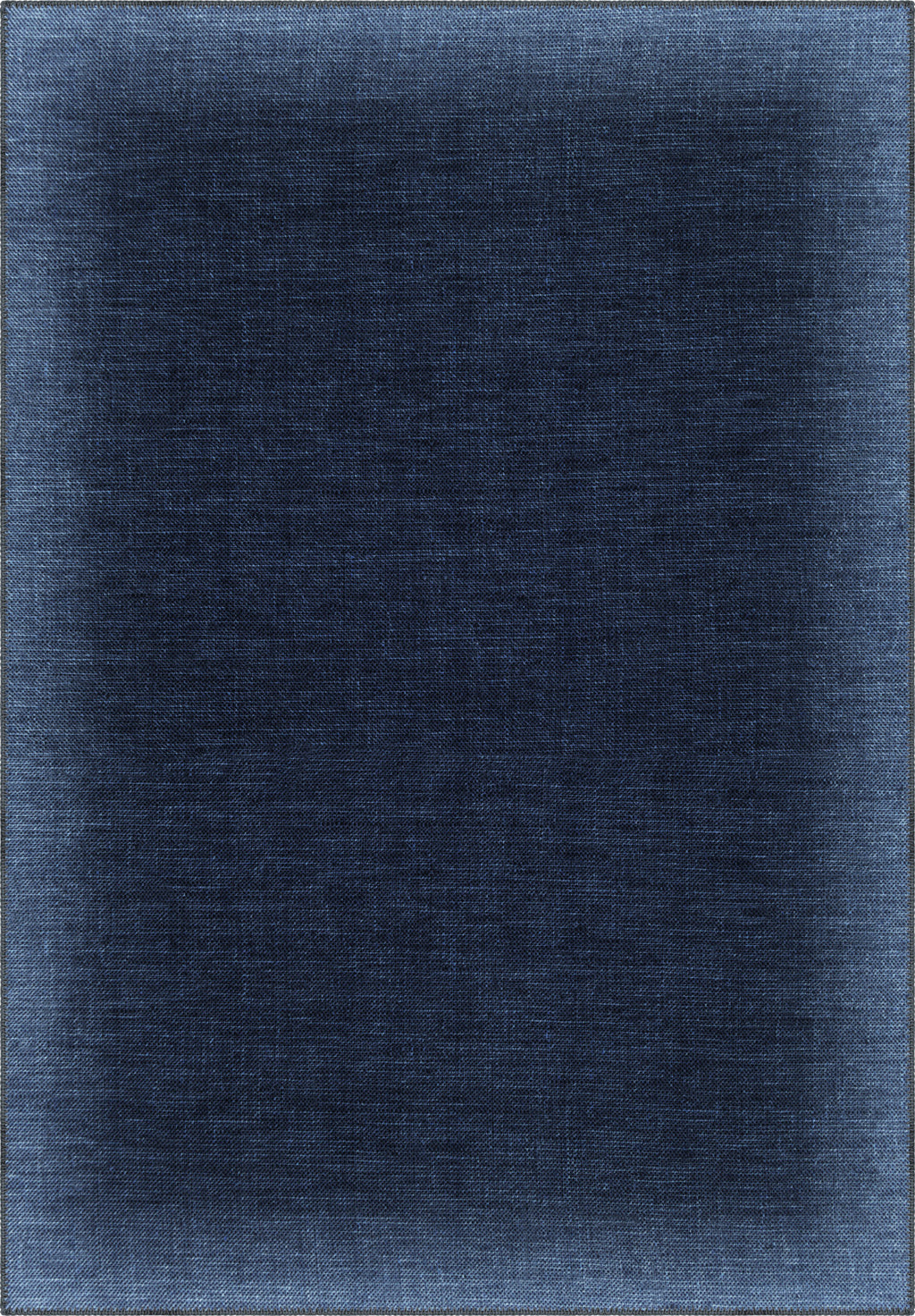 Madison Bordered Navy Blue Rug