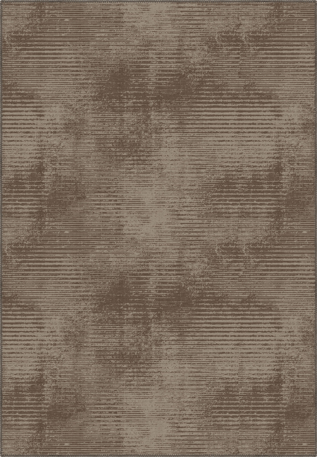 Oliver Brown Distressed Rug | Rugette Washable Rug