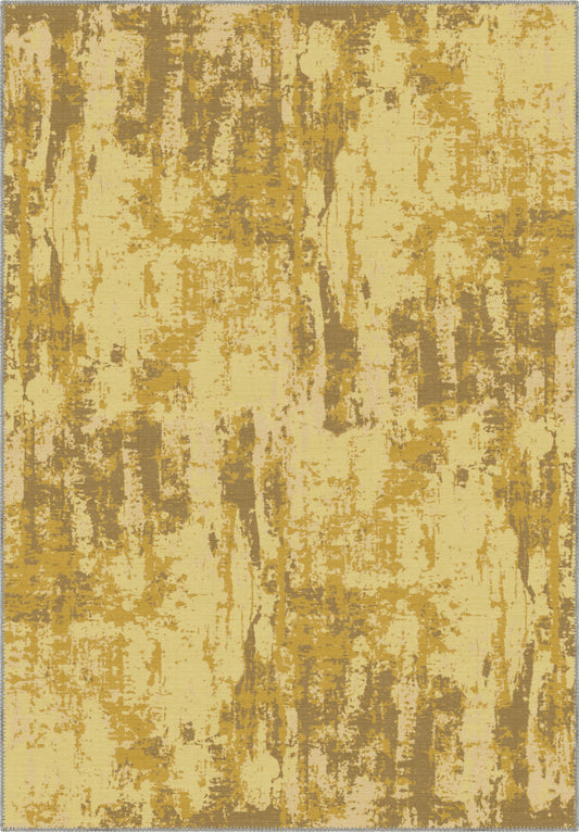 Eli Abstract Yellow Rug