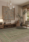 Desmond Green Washable Rug