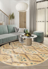 Leo Yellow Distressed Rug