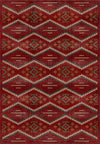 Leo Boho Red Rug