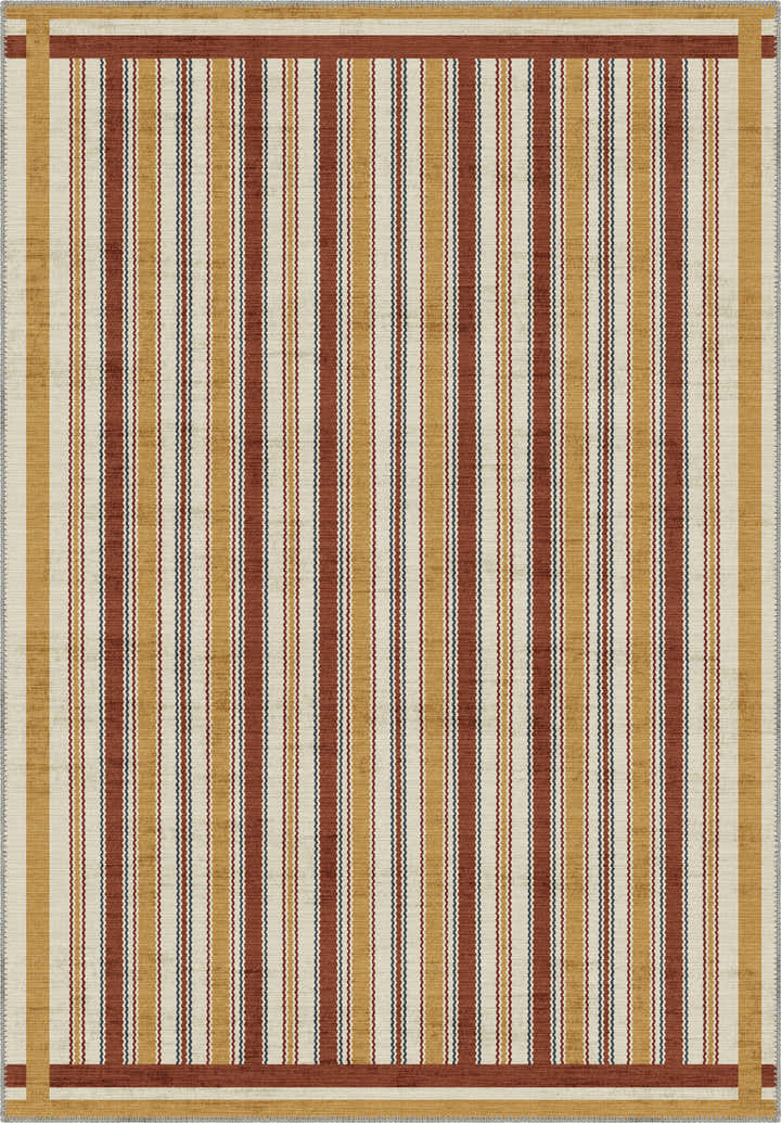 Maris Colourful Bordered Rug