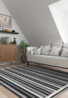 Maris Black and White Rug