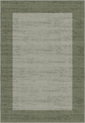 Savannah Bordered Green Rug