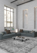 Dorian Grey Medallion Rug