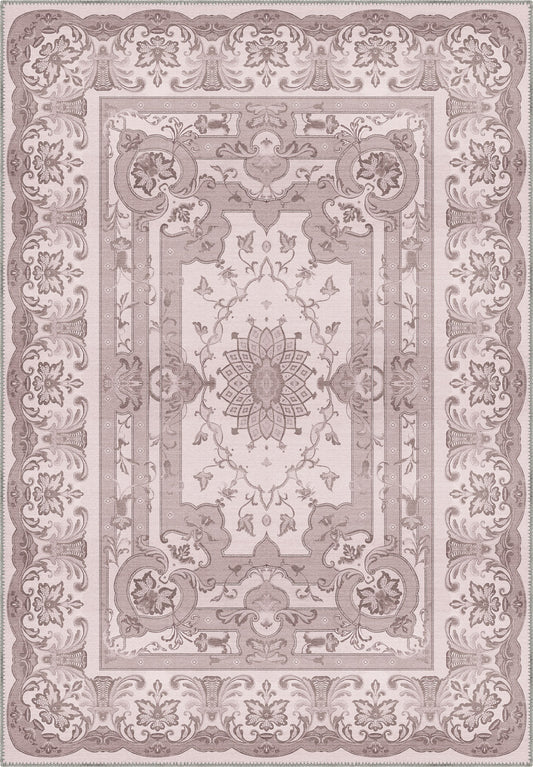 Dorian Washable Pink Rug