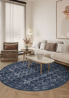 Larona Navy Transitional Rug