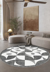 Ondara Grey Geometric Rug