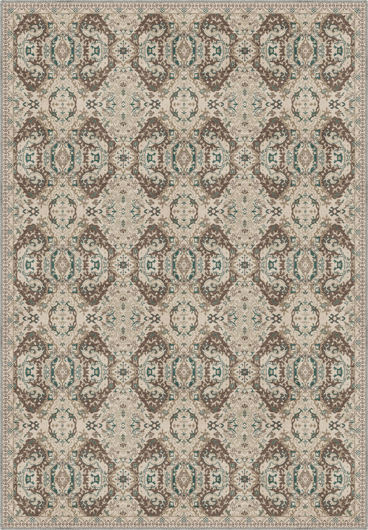 Lysandra Medallion Beige Rug