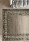 Milona Brown Bordered Rug