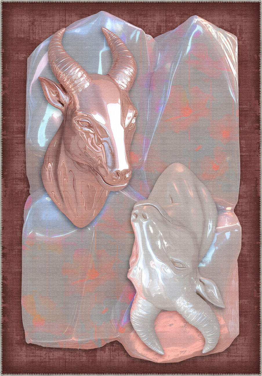 Duality Surrealist 3D Rug
