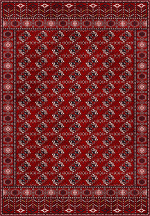 Kael Red Boho Rug