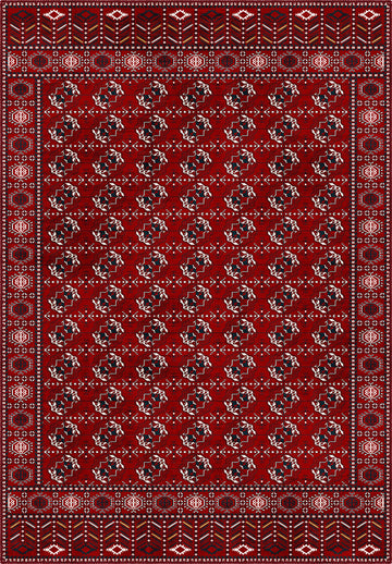 Kael Red Boho Rug