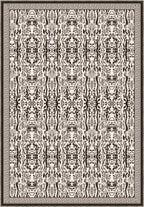 Aveline Brown Damask Rug