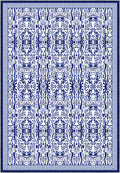 Aveline French Blue Foliage Rug