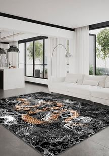 Nyra Animal Print Washable Rug