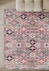 Romilly Pink Tribal Kilim Rug