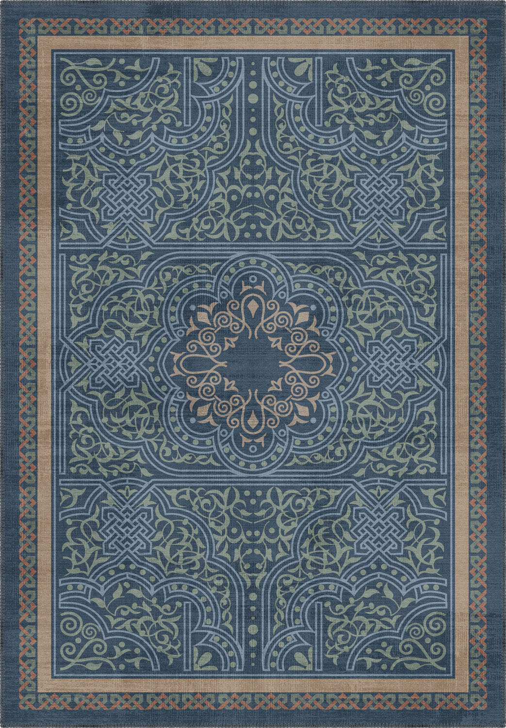 Ronan Blue Celtic Rug