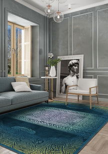 Maeva Teal Celtic Rug
