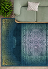 Maeva Teal Celtic Rug