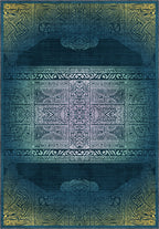 Maeva Teal Celtic Rug