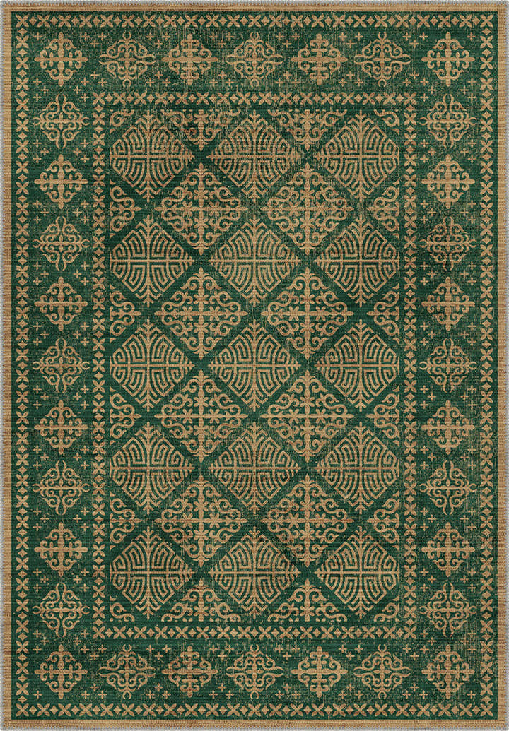 Rhean Green Celtic Rug