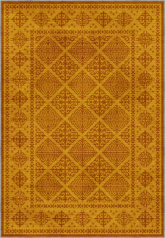 Rhean Celtic Yellow Rug