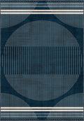 Nathan Blue Modern Rug