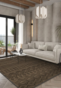 Naya Brown Tribal Rug